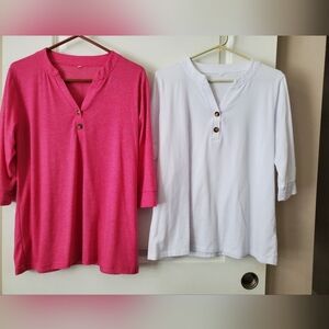2 Size Large Women Tops